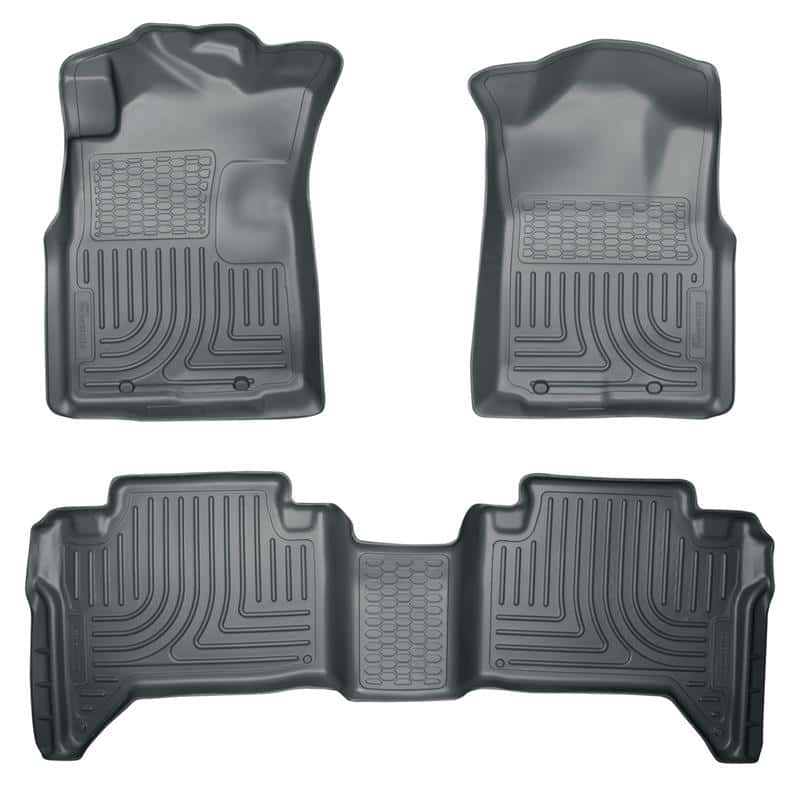 Husky Liners — Husky Liners 05-13 Toyota Tacoma WeatherBeater Combo Grey Floor Liners
Floor Liners - view 2
