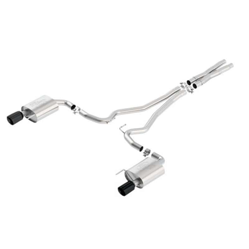 Ford Racing — Ford Racing 2015 Mustang 5.0L Touring Cat-Back Exhaust System Black Chrome
Exhaust System Kit - view 1
