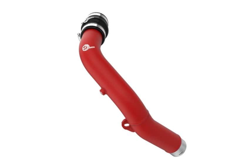 aFe — aFe BladeRunner 2-1/2 IN Aluminum Hot Charge Pipe Red 22-23 Subaru WRX H4-2.4L (t)
Hot Charge Pipe - view 2
