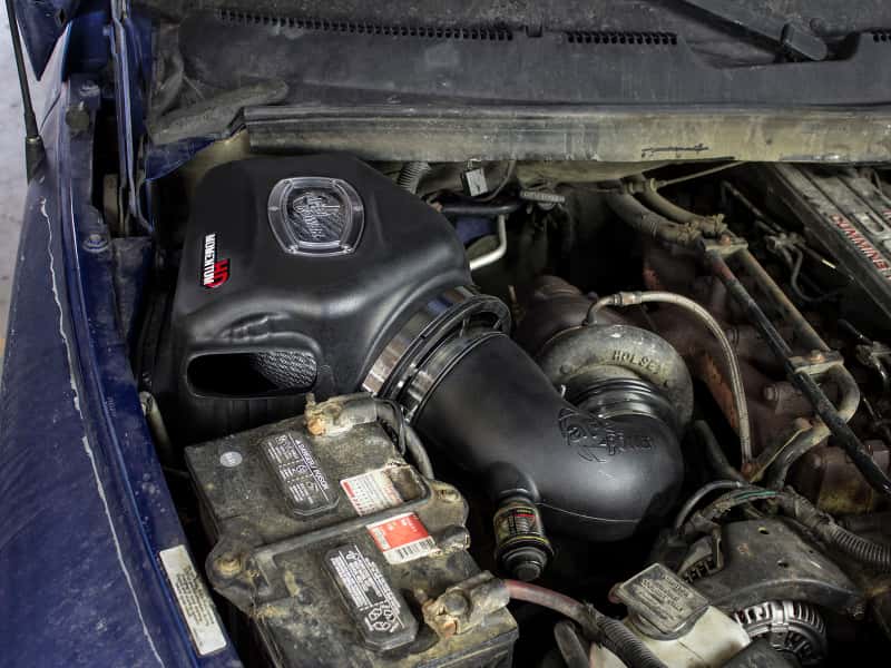 aFe — aFe Momentum HD Cold Air Intake System w/ Pro DRY S Filter Dodge Diesel Trucks 94-02 L6-5.9L (td)
Momentum HD Intake - view 7
