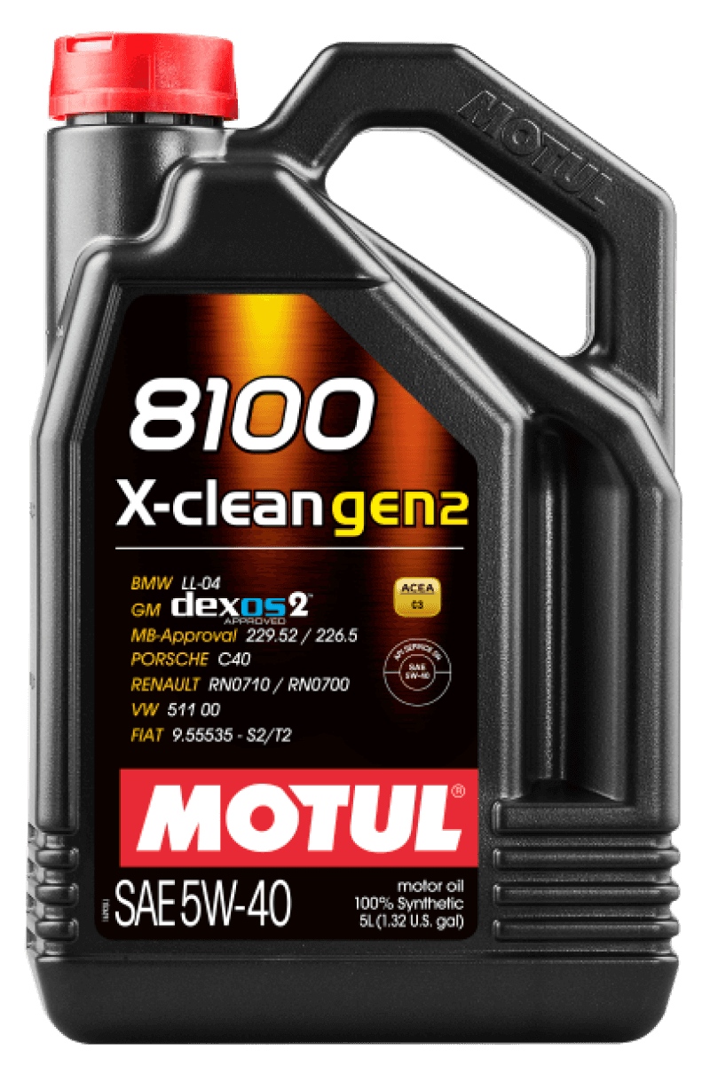 Motul — Motul 5L Synthetic Engine Oil 8100 X-CLEAN Gen 2 5W40 - view 2