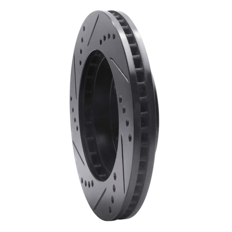 R1 Concepts — R1 83-96 Buick LeSabre Front Right Drilled & Slotted Black Brake Rotor
R1 Brake Rotor Drill - view 4