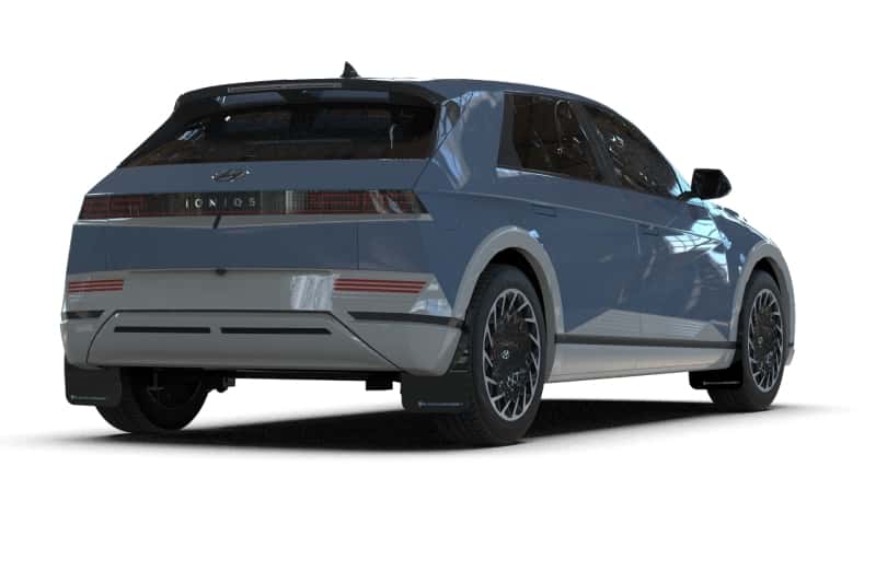 Rally Armor — Rally Armor 25-26 Hyundai Ioniq 5 PE Black UR Mud Flap w/Silver Logo
Mud Flap - view 3