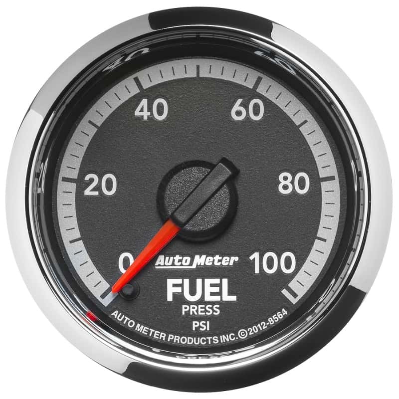 AutoMeter — Autometer Factory Match 2 1/6in Full Sweep Electronic 0-100 PSI Fuel Pressure Gauge Dodge Ram Gen 4
2-1/16" FUEL PRESS, - view 1