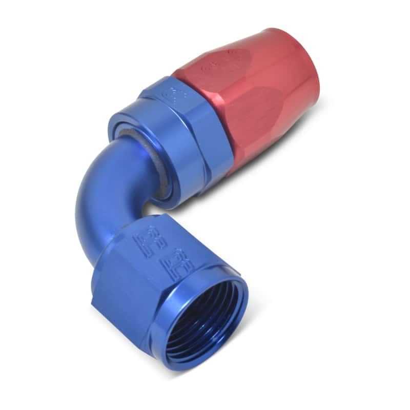 Russell — Russell Performance -10 AN Red/Blue 90 Degree Full Flow Hose End
Hose Fitting - view 6