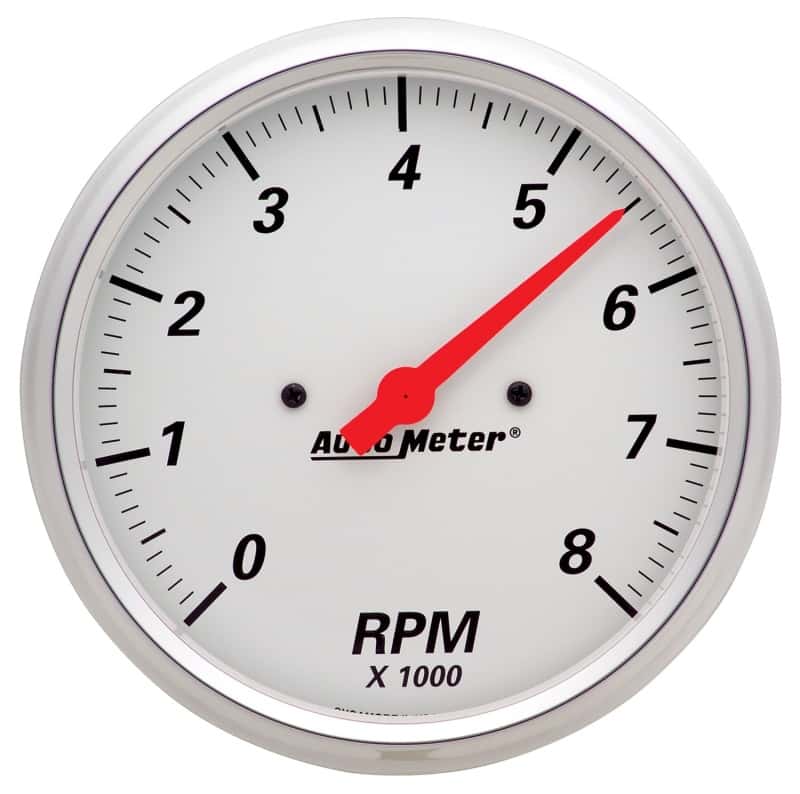 AutoMeter — AutoMeter Gauge Tachometer 5in. 8K RPM In-Dash Arctic White
GA 5" TACH 8K RPM AW - view 1