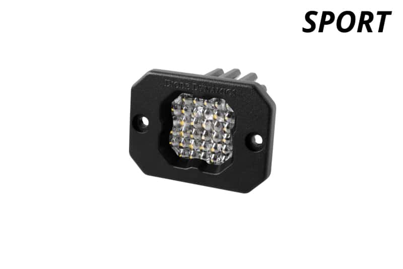 Diode Dynamics — Diode Dynamics Stage Series C1 LED Pod Sport - White Flood Flush ABL Each - view 2