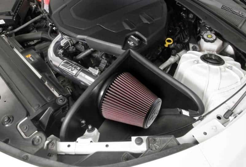 K&N Engineering — K&N 16-17 Chevy Camaro 3.6L Silver Typhoon Short Ram Intake
Performance Air Inta
Air Intake System - view 11