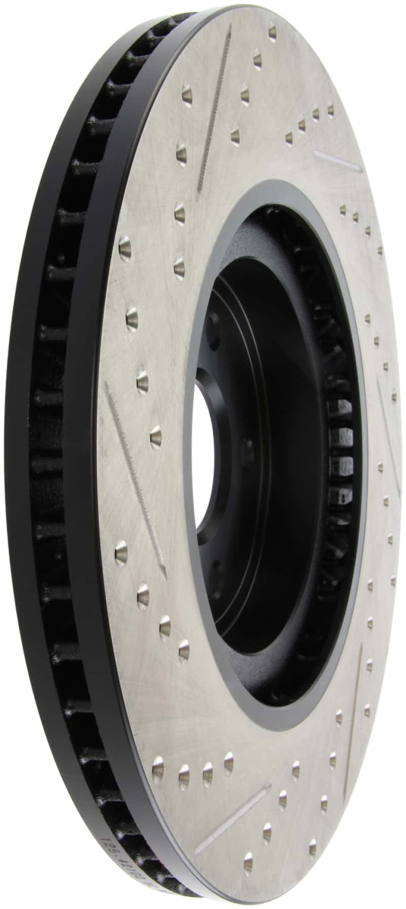 Stoptech — StopTech Infiniti G37 / Nissan 370Z SportStop Slotted & Drilled Front Left Rotor
Slot/Drill Rotor - view 1