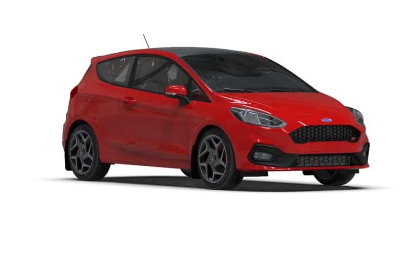 Rally Armor — Rally Armor 18-23 Ford Fiesta ST MK8 Black UR Mud Flap w/White Logo
Mud Flap - view 3