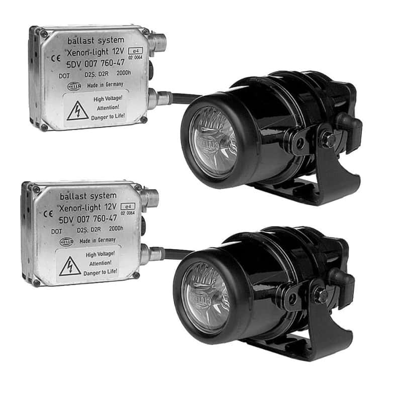 Hella — Hella Lamp Kit Micro DE XENON DRV BLK D2S 12V EC
Driving Lamp Kit - view 24