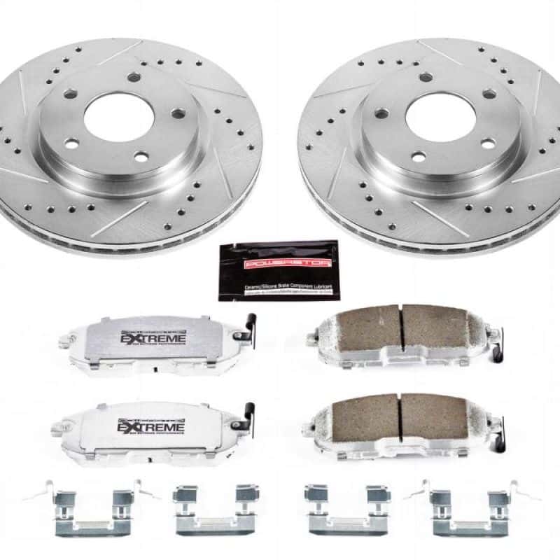 PowerStop — Power Stop 13-18 Nissan Sentra Front Z26 Street Warrior Brake Kit - view 1