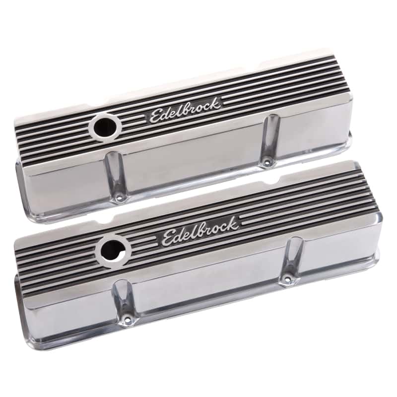 Edelbrock — Edelbrock Valve Cover Elite II Series Chevrolet 1959-1986 262-400 CI V8 Tall Polished
ELITE - view 3