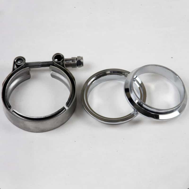 Granatelli Motor Sports — Granatelli 3.0in Mild Steel Mating Male to Female Flanges w/V-Band Clamp
Hose Clamp - view 1