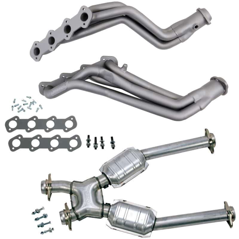 BBK — BBK 96-04 Ford Mustang 4.6L 2V (M/T Only) 1-5/8 Headers w/High Flow Catted X-Pipe (Ti Ceramic)
Exhaust Header
Exhaust Kit - view 1