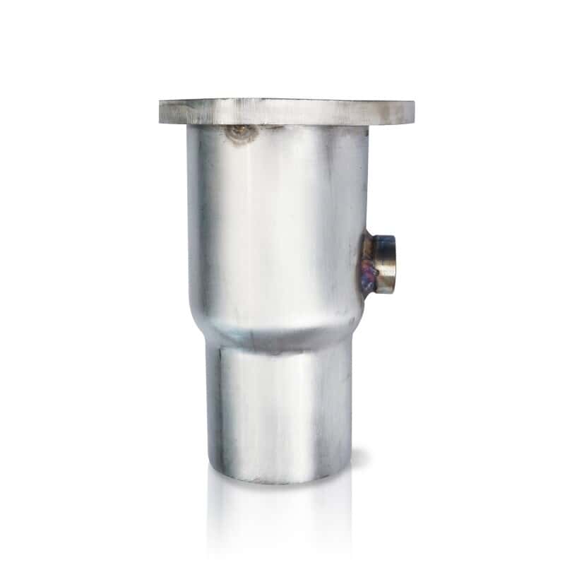 Stainless Works — Stainless Works Collector Adapter 3-Bolt 3-1/2in OD Tubing 3in OD Outlet + O2 Bung
Exhaust Reducer - view 3