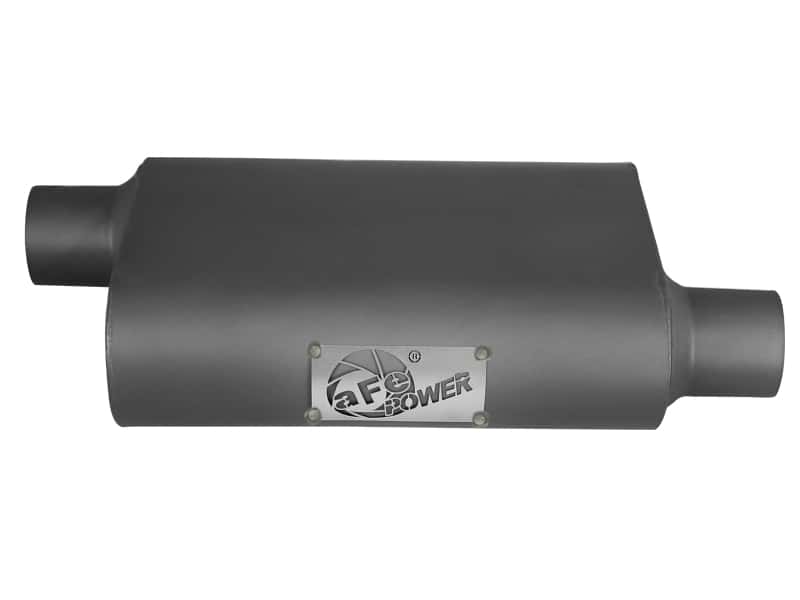 aFe — aFe Scorpion Replacement Alum Steel Muffler 2-1/2in In/Out Baffled Offset/Offset 13inL x10inW x4inH
MACH ForceXp Muffler - view 3