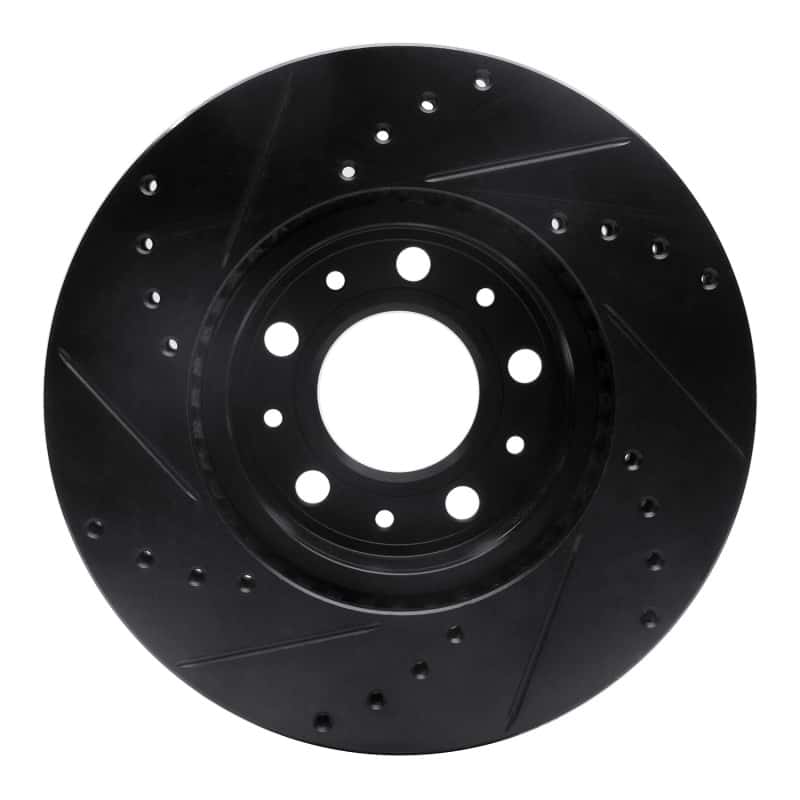 R1 Concepts — R1 91-95 Volvo 780 Front Right Drilled & Slotted Black Brake Rotor
R1 Brake Rotor Drill - view 5