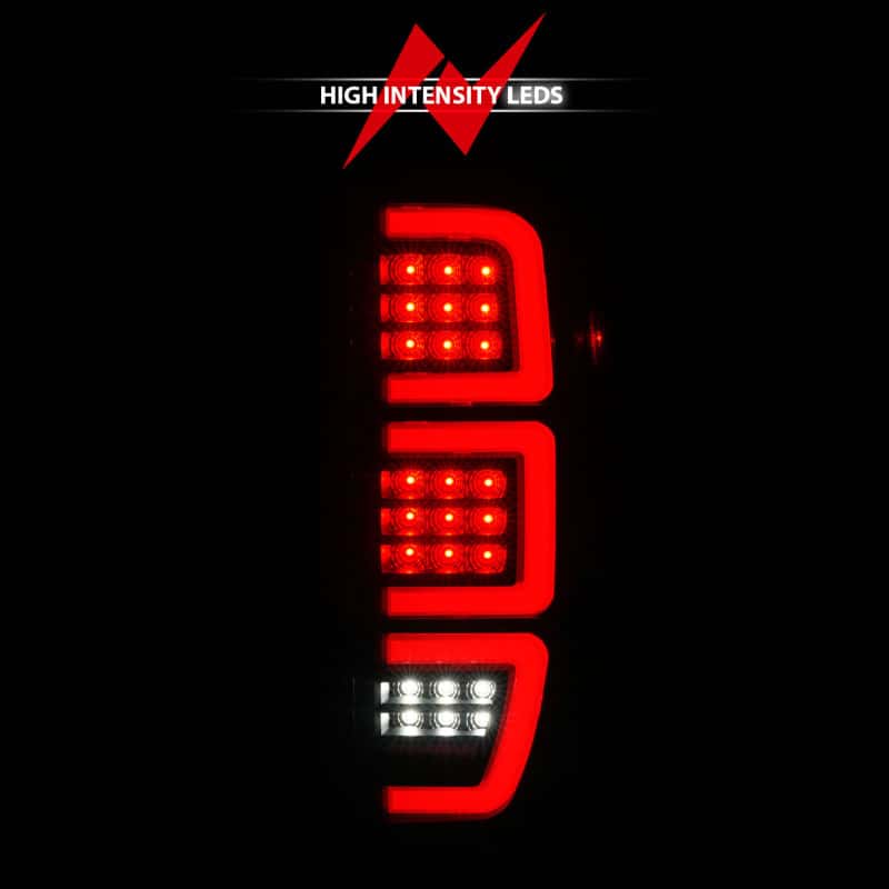 ANZO — ANZO 19-23 GMC Sierra 1500/2500HD/3500HD Smoke Black Replacement Full LED Bar Tail Light
Tail Light Set - view 7