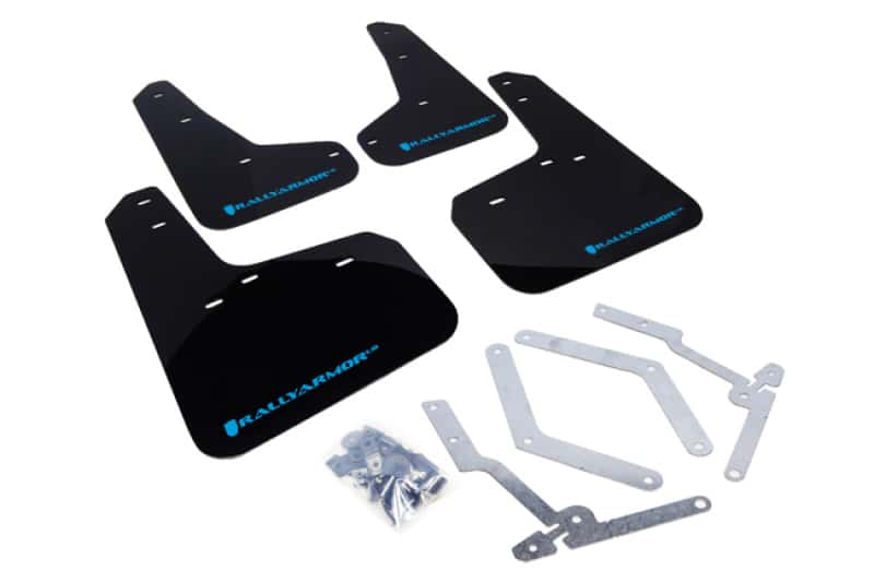 Rally Armor — Rally Armor 12-19 Ford Focus ST / 16-19 RS Black UR Mud Flap w/Nitrous Blue Logo
Mud Flap - view 1
