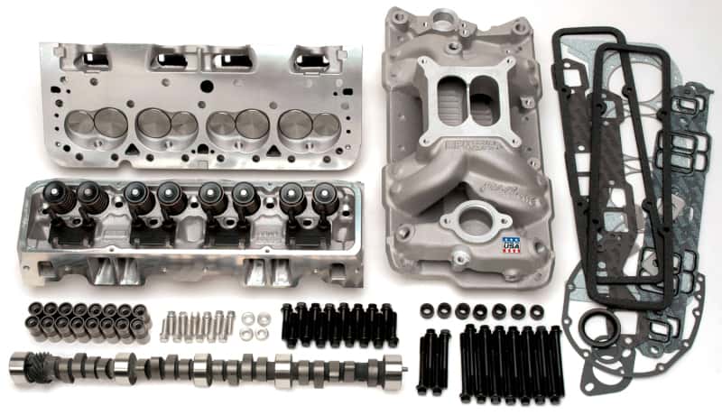 Edelbrock — Edelbrock 410Hp Total Power Package Top-End Kit 1955 And Later SB-Chevy
POWER PKG - view 1