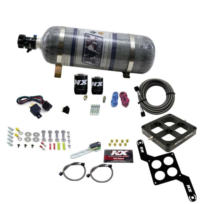 Nitrous Express — Nitrous Express Dominator Single Entry Crossbar RNC Nitrous Kit (250-750HP) w/Composite Bottle
Injection System Kit
N2OSys - view 3