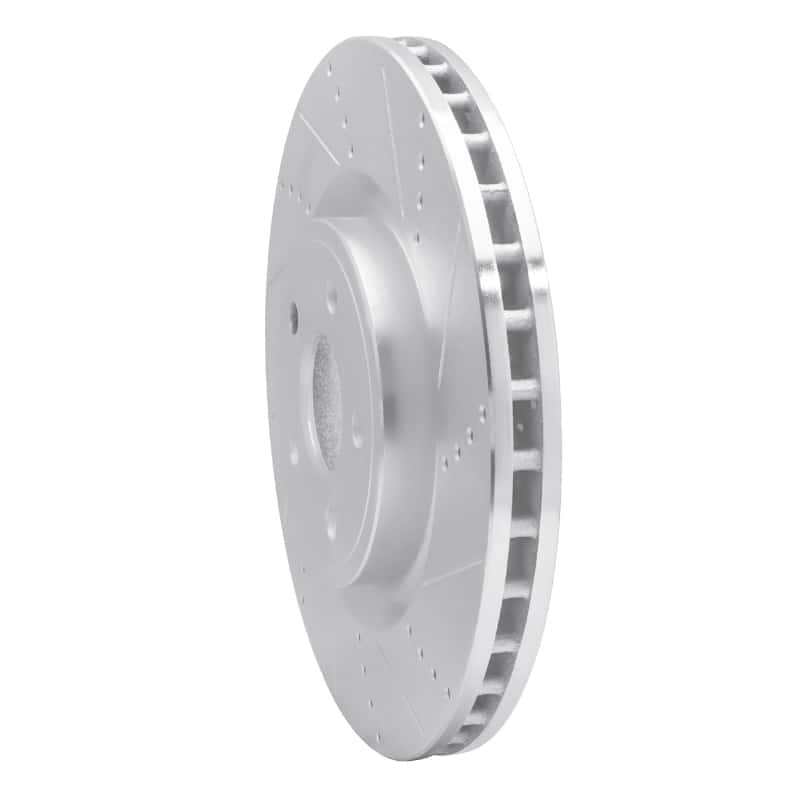 R1 Concepts — R1 2012-2025 Dodge Durango Front Right Drilled & Slotted Silver Brake Rotor
R1 Brake Rotor Drill - view 2