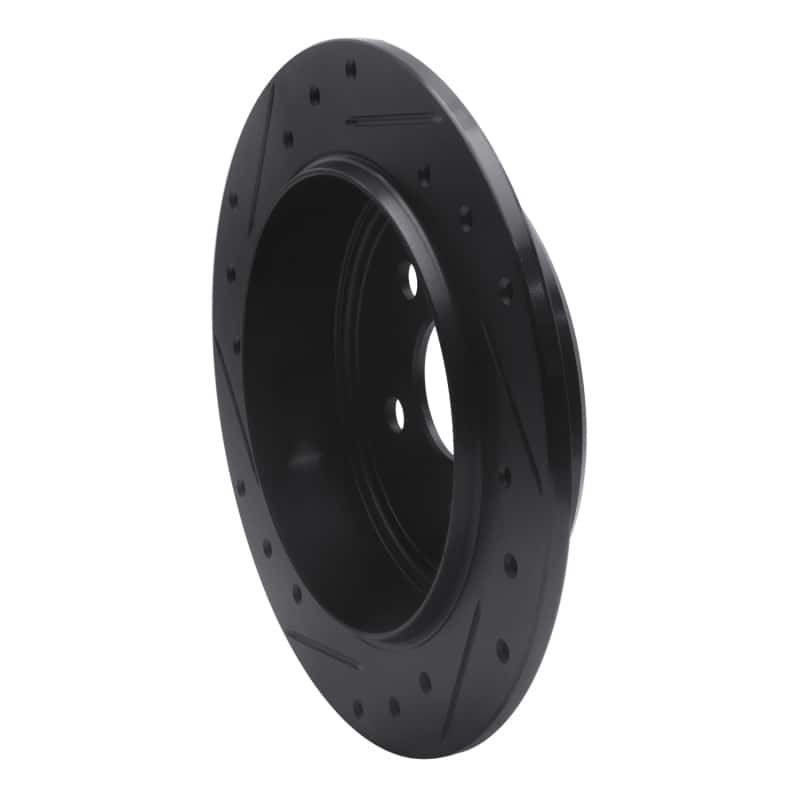 R1 Concepts — R1 95-07 Chrysler CIRRUS Rear Right Drilled & Slotted Black Brake Rotor
R1 Brake Rotor Drill - view 4