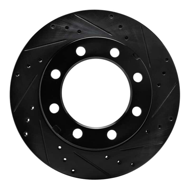 R1 Concepts — R1 77-93 Chevrolet V30 & V3500 Pickup Front Right Drilled & Slotted Black Brake Rotor
R1 Brake Rotor Drill - view 1