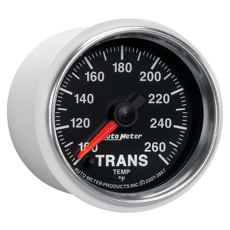 AutoMeter — Autometer GS 100-260 degree Electronic Trans Temperature Gauge
2-1/16" TRANS TEMP, - view 10
