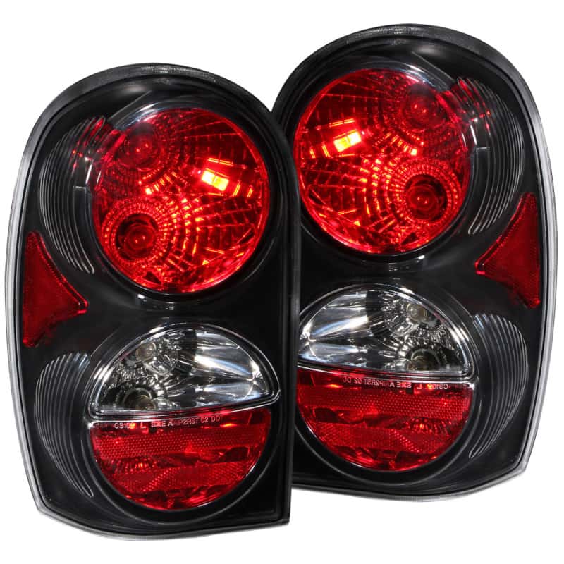 ANZO — ANZO 2002-2007 Jeep Liberty Taillights Black
TailLightSet - view 1