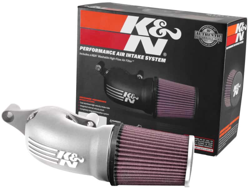 K&N Engineering — K&N 17-18 Harley-Davidson Touring Models Performance Air Intake System Silver
Performance Air Inta
Air Intake System - view 5
