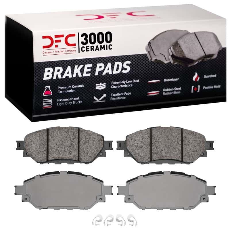 DFC — DFC 16-25 Toyota Hilux (Mexico) Front 3000 Ceramic Brake Pads
DFC Brake Pad Set - view 1