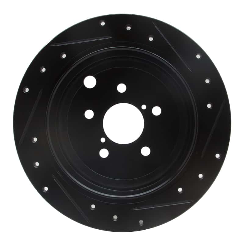 R1 Concepts — R1 08-15 Subaru Forester Rear Left Drilled & Slotted Black Brake Rotor
R1 Brake Rotor Drill - view 5