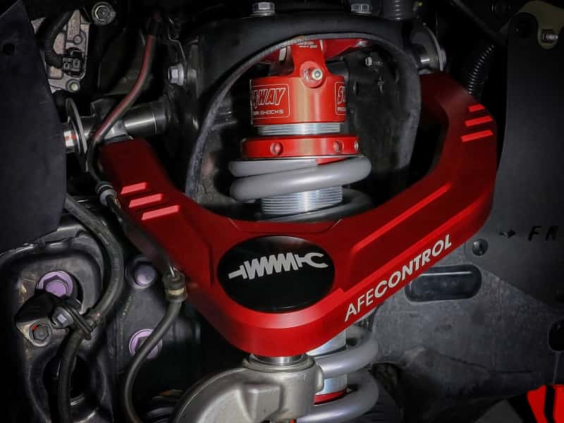 aFe — aFe Control 05-23 Toyota Tacoma Upper Control Arms - Red Anodized Billet Aluminum
Upper Control Arms - view 5