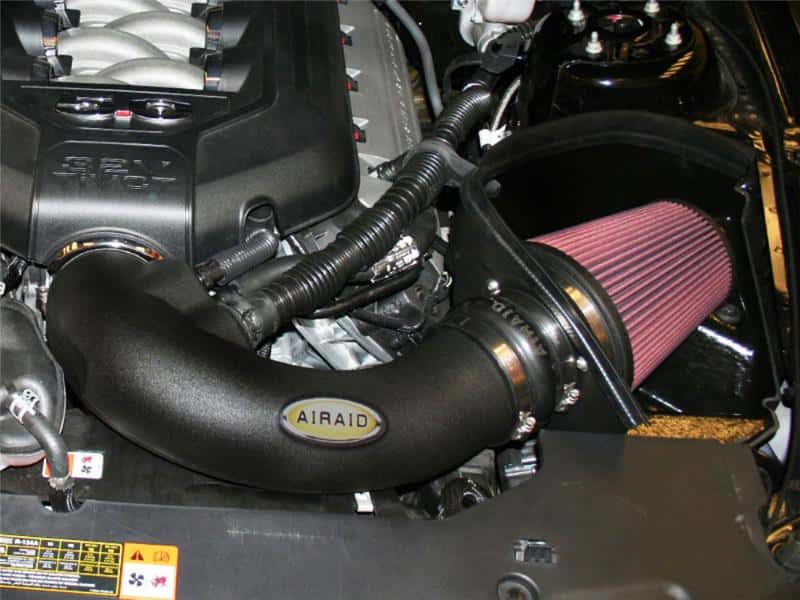 Airaid — Airaid 11-14 Ford Mustang GT 5.0L Race Only (No MVT) MXP Intake System w/ Tube (Oiled / Red Media)
Performance Air Inta
Air Intake System - view 3