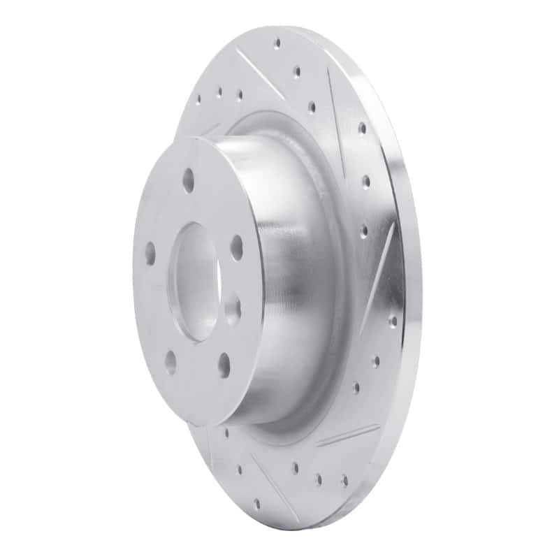 R1 Concepts — R1 94-04 Land Rover Range Rover Rear Right Drilled & Slotted Silver Brake Rotor
R1 Brake Rotor Drill - view 2