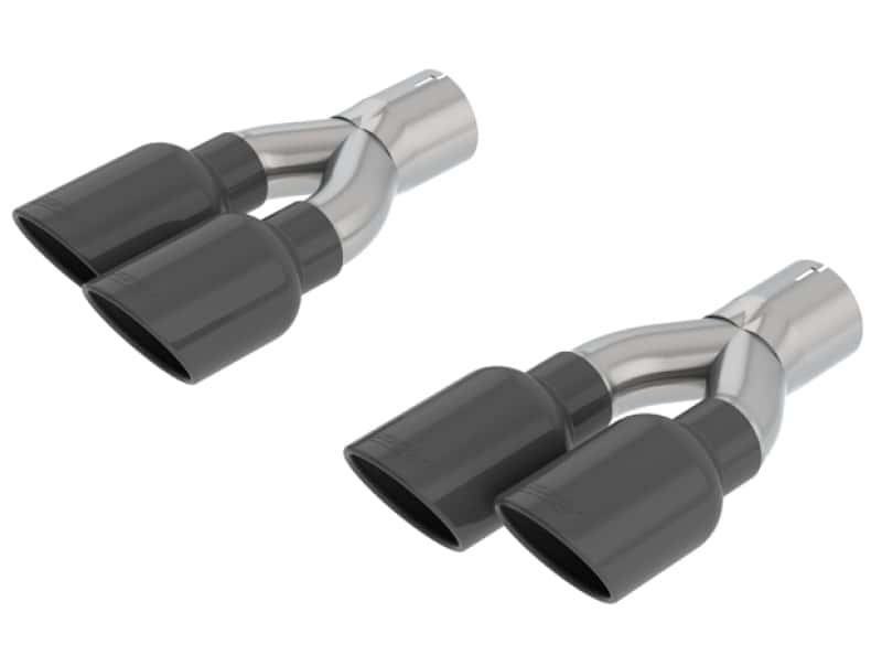 Borla — Borla 18+ Jeep Grand Cherokee TrackHawk 6.2L V8 Black Chrome 3in Tip Kit (For PN 140755 and 140756)
Tip Kit - Dual Round - view 2