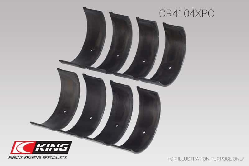 King Engine Bearings — King Engine Bearings Audi/VW 83-03 1.6L/1.8L/2.0L (Size .026) Performance Coated Rod Bearing Set - view 3