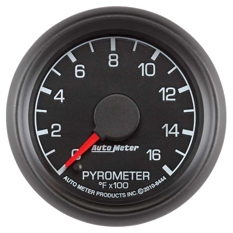 AutoMeter — Autometer Factory Match Ford 52.4mm Full Sweep Electronic 0-1600 Deg F EGT/Pyrometer Gauge
GA 2" EGT 1600F FFM - view 1