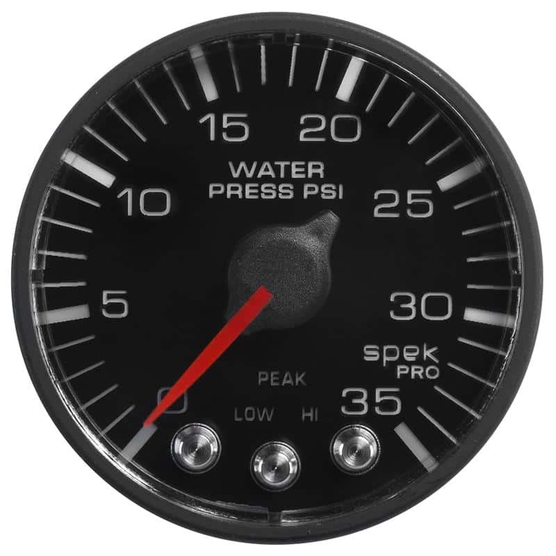 AutoMeter — Autometer Spek-Pro 52.4mm 0-35 PSI Digital Stepper Motor Water Pressure Gauge
GA 2" WP 35 BFB SPEK - view 2