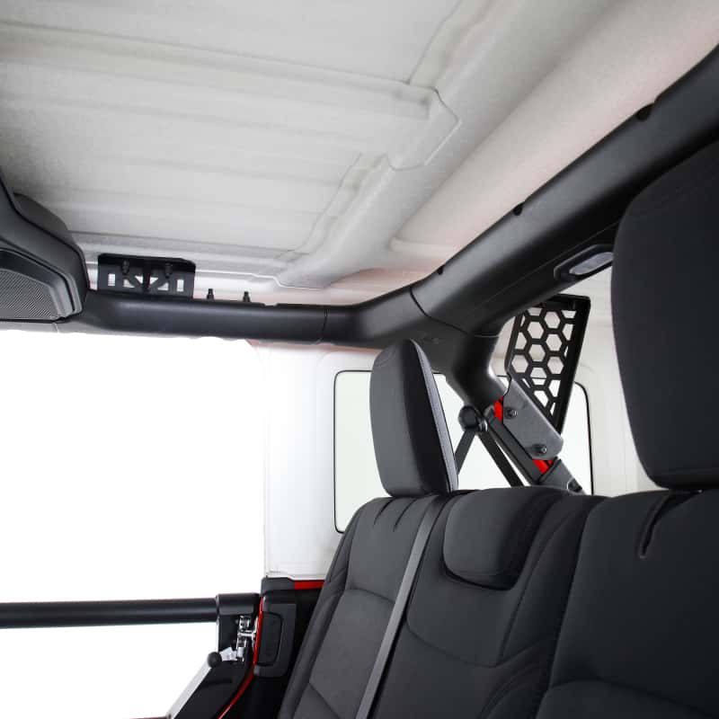 Go Rhino — Go Rhino 19-22 Jeep Wrangler JLU SRM Roll Bar Mount Kit - Tex. Blk
SRM Mount Kit - view 8