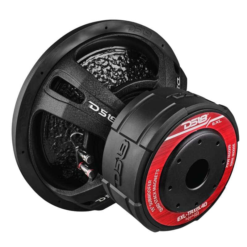 DS18 — DS18 15in 3000 Watts RMS 4+4 ohm DVC Quad Stacked Magnet Reinforced Cone Subwoofers - view 1