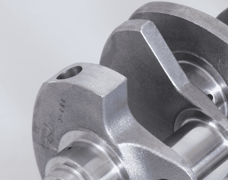Eagle — Eagle Chevrolet 383 2 Pc 3.750in Stroke External Balance Cast Crankshaft
Cast Crank - view 5