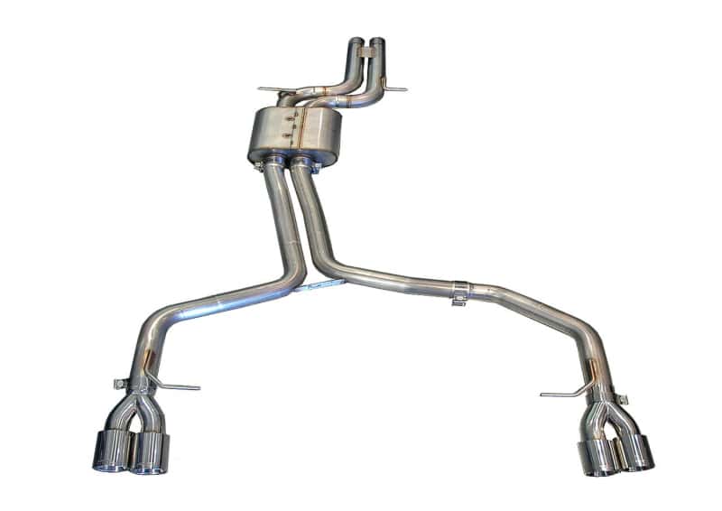 AWE Tuning — AWE Tuning Audi B8 / B8.5 S4 3.0T Track Edition Exhaust - Chrome Silver Tips (90mm)
Track Exhaust - view 1