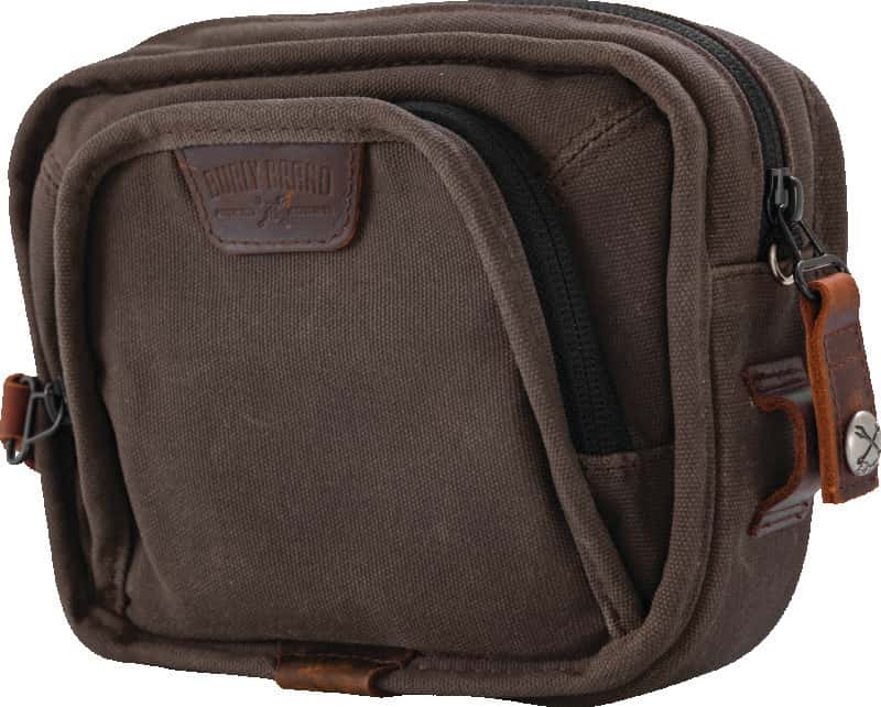 Burly Brand — Burly Brand Handlebar Bag - Dark Oak - view 1