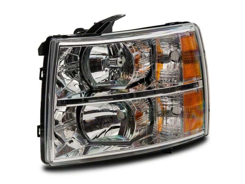 Raxiom — Raxiom 07-14 Chevrolet Silverado 1500 Axial OEM Rep Headlights- Chrome Housing (Clear Lens)
Headlights - view 4