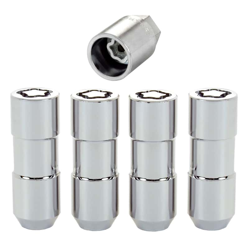 McGard — McGard Wheel Lock Nut Set - 4pk. (Cone Seat Duplex) 1/2-20 / 7/8 Hex / 2.5in. Length - Chrome - view 1