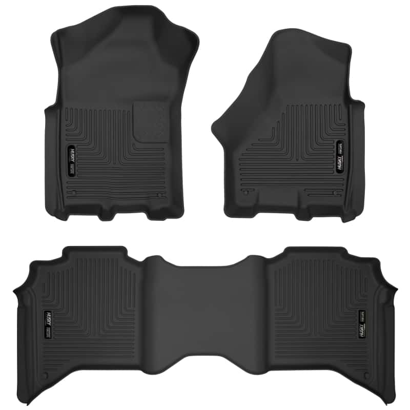 Husky Liners — Husky Liners 19-20 Dodge Ram 2500/3500 Crew Cab X-Act Contour Front and Second Row Seat Floor Liners
X-act Contour Series
Floor Liners - view 1