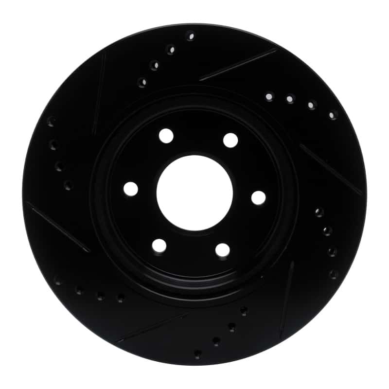 R1 Concepts — R1 05-25 Nissan Xterra Front Right Drilled & Slotted Black Brake Rotor
R1 Brake Rotor Drill - view 5